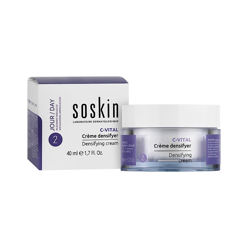 800_1759848386Soskin-Retinol-Collagen-Cream1 کرم سفت کننده صورت حاوی رتینول و کلاژن- 40میل ( ساسکین ) C-VITAL CREME DENSIFYER * 40ML ( SOSKIN ) - Image 1
