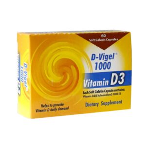کپسول ژلاتینی ویتامین D3 دی ویژل 1000 واحد دانا (60 عدد)