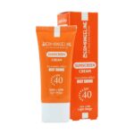 ضد آفتاب کرم پودری SPF40 مناسب پوست چرب بژ روشن درم انجلین | 30 میلی لیتری