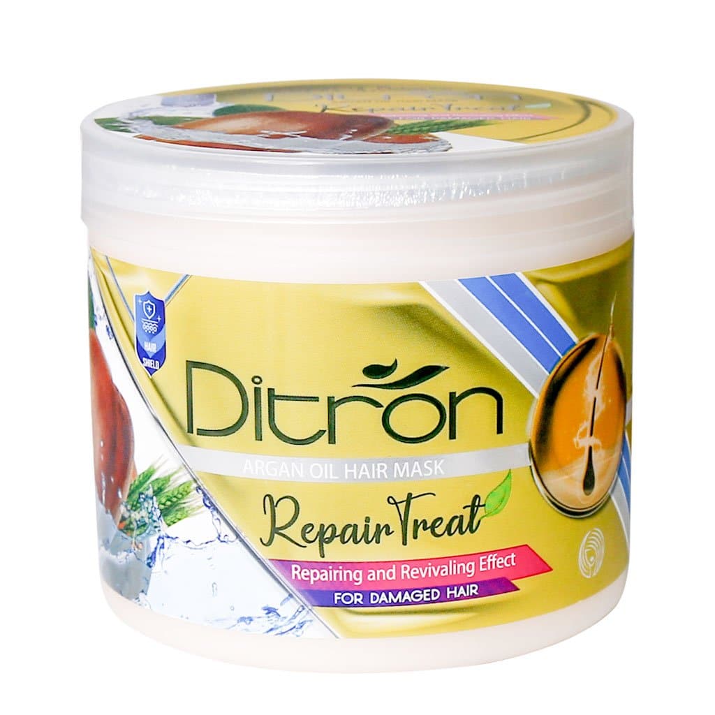 Ditron-Professional-Hair-Masque-With-Extra-Repairing-Effect-400 ماسک مو ویتامینه و کراتینه حاوی روغن آرگان دیترون (400 میلی لیتر) - تصویر 1