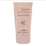 کرم ضد آفتاب پودری و پرایمری SPF 50 بژ طبیعی N 20 فاقد چربی مناسب انواع پوست سان سیف (40 میلی لیتر)