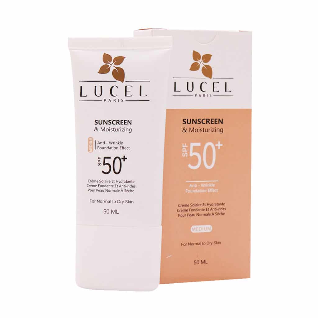 Lucel-Sunscreen-And-Moisturizing-SPF50-For-Normal-And-Dry-Skin-50-Ml-medium کرم ضد آفتاب شماره 1 روشن SPF50 مناسب پوست خشک و معمولی لوسل (50 میلی لیتر) - تصویر 1