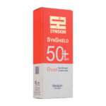 ژل کرم ضد آفتاب medium مدل Syn Shield مناسب پوست چرب و مستعد جوش ساین اسکین | 50 میلی لیتری