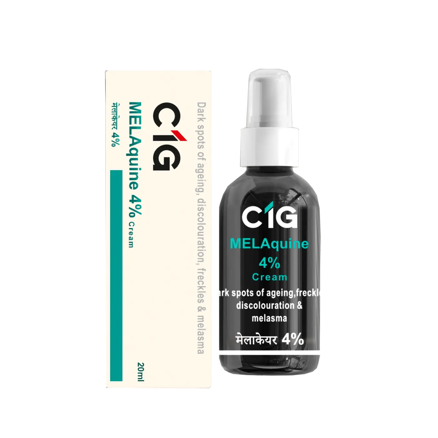 MELAQUINE-C1G-4-CREAM کرم لایه بردار شایعات پیگمانته و کک و مک و لایه بردار رفع لک و روشن کننده- 20میل ( سیوانجی ) MELAQUINE 4% CREAM * 20ML ( C1G ) - تصویر 1