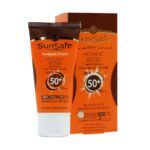 کرم ضد آفتاب بژ روشن SPF50 فاقد چربی سان سیف (50 میلی لیتر)