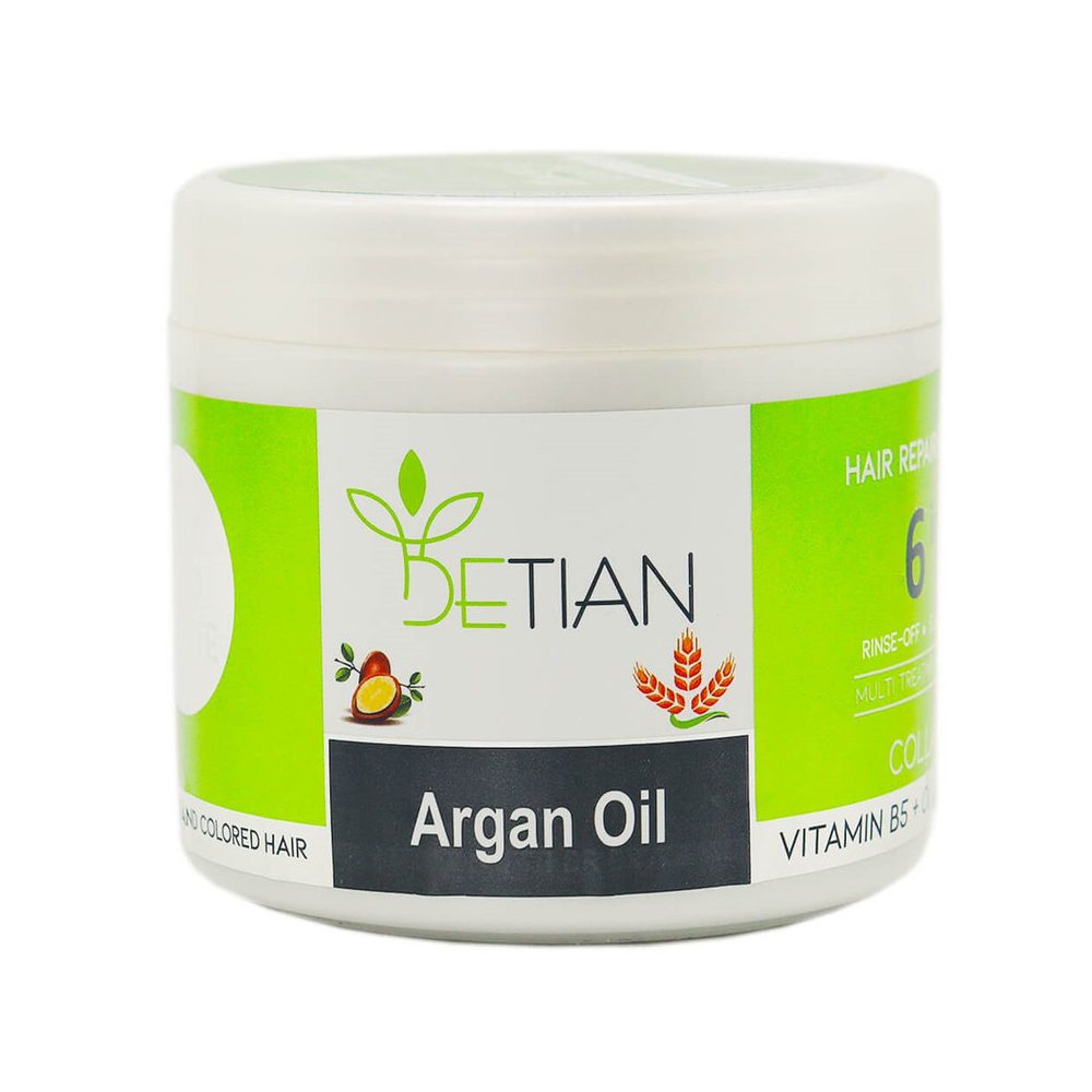 ماسک مو ترمیم کننده 6 در 1 موی آسیب دیده داخل حمام دتیان | 400 میلی لیتری - تصویر 1