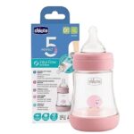 شیشه شیر نچرال فیلینگ ضد کولیک چیکو 0+ یک قطره (150میلی لیتر)