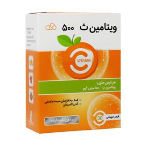 قرص ویتامین ث جویدنی ایران دارو 500 میلی گرم (30 عدد)