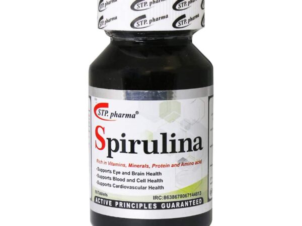قرص اسپیرولینا 500 میلی گرم اس تی پی فارما (60 عدد)