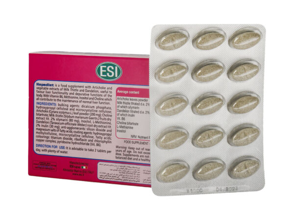 قرص هپادایت ESI برای حمایت از عملکرد کبد (45 عدد)
