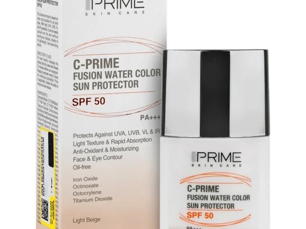 فلوئید ضد آفتاب رنگی فیوژن واتر ویتامین C پرایم SPF50 بژ روشن (40 میلی لیتر)