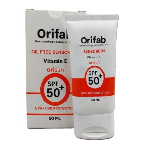 کرم ضد آفتاب بی رنگ ویتامین E اوریسان اوری فاب SPF 50+ مناسب انواع پوست (50 میلی لیتر)