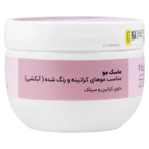 ماسک مو با آبکشی بیزانس مخصوص موهای کراتینه و رنگ‌شده (300 میلی‌لیتر)