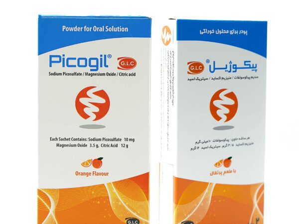 ساشه پیکوژیل حاوی سدیم پیکوسولفات منیزیم اکساید و اسید سیتریک (2 عددی)