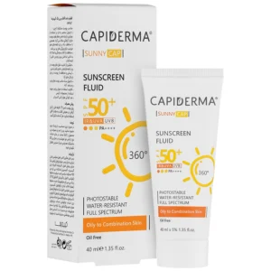 فلوئید ضد آفتاب روشن کننده ضد لک SPF 50+ کپیدرما (40 میلی لیتر)