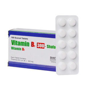 قرص ویتامین B1 شفا 300 میلی گرم (100 عدد)